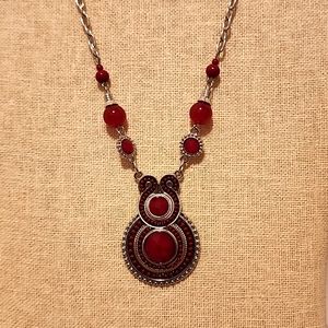 C1946 (Red) Chili Pepper Necklace